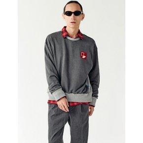 Door`Box Sweat Shirt (Mix-Chacoal)