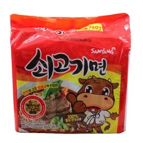 쇠고기면 5개입 멀티팩