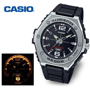 [정품] CASIO 카시오 라이트 조명 MWA-100H-1A 야광 남성 군인시계