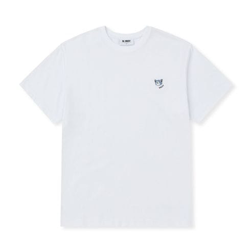 널디 슬리핑 캣 와펜 반팔 티셔츠 화이트 PNEU25ST2700