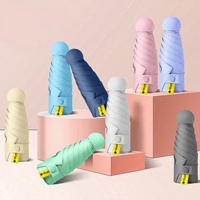 [무케] 포유렐라_초경량 아이스크림 5겹 UV차단 암막 자동 접이식 3단 우산