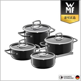 WMF 퓨전테크 컴팩트 블랙 4종 세트(18편수,18L,18H,24L)