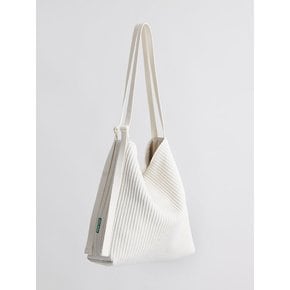 넉넉 루즈핏 쇼퍼백 57 골지 코듀로이 - ivory