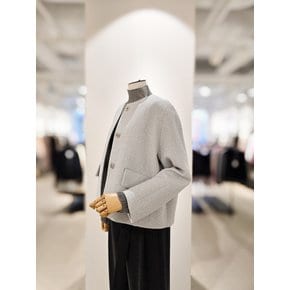 [파주점] [더아이잗컬렉션]루즈핏 트위드 라운드넥 자켓 CS2B0JK231