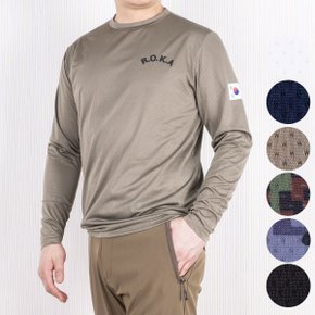 ROKA 로카 메쉬 에어로드 냉감 긴팔티 남성 쿨링 기능성 작업복 등산 낚시 티셔츠 8색상/95~110 빅사이즈/
