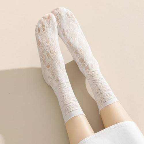 HWASE / 화세 펀칭레이스양말_HB5MSO001C