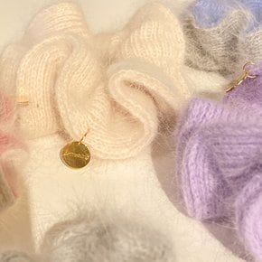 [태연,아이린,한소희,문가영,문예원 착용] H126 Angora Scrunchie