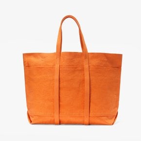 AMIACALVA 아미아칼바 토트백 ACC1M80000 WASHED CANVAS 6POCKETS TOTE (M) ORANGE