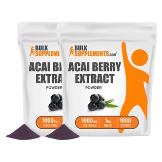  벌크써플리먼트 아사이베리 파우더 1kg 2팩 Acai Berry Extract Powder