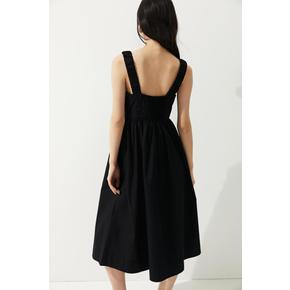 코튼 드레스 블랙 1287798001