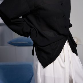 CMNMSTUDIO / silky boxy shirt