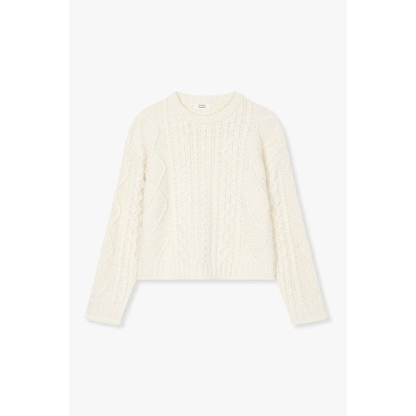 케이블짜임 오버사이즈 니트 9105452118006