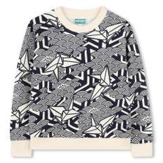 EAST WEST  코튼 스웨트 셔츠 (Z255AFW113-네이비)