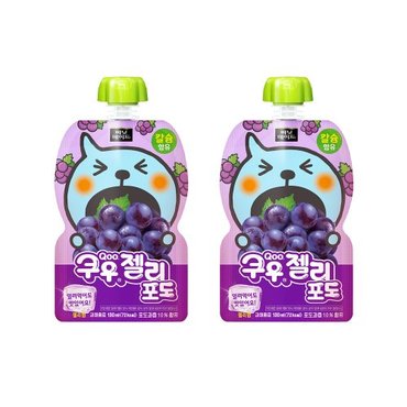  [코카콜라직영] 쿠우 젤리 포도 130ml 10입