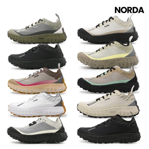 NORDA [맴버십] 노다 001 002 005 055 남성 여성 트레일 러닝화 산악달리기 신더 블랙 글리치 18종택일