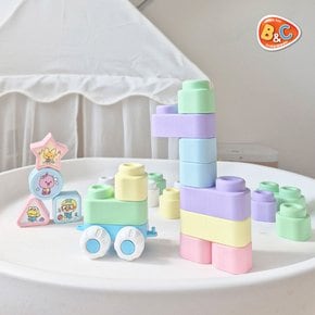 뽀로로 말랑 TPR 소프트 블럭 30P