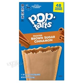  켈로켈로그 팝타르트 프로스터드 브라운 슈가 시나몬 48개입 2.3kg KELLOGG’S POP-TARTS FROSTE