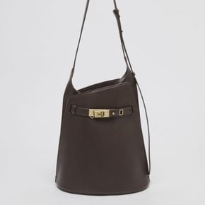 Clip bucket bag(Walnut brown)_OVBAX24010DKB