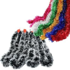 [이거찜] 풍성한 크리스마스 눈꽃 모루 장식(길이2mX폭10cm) (S23487495)