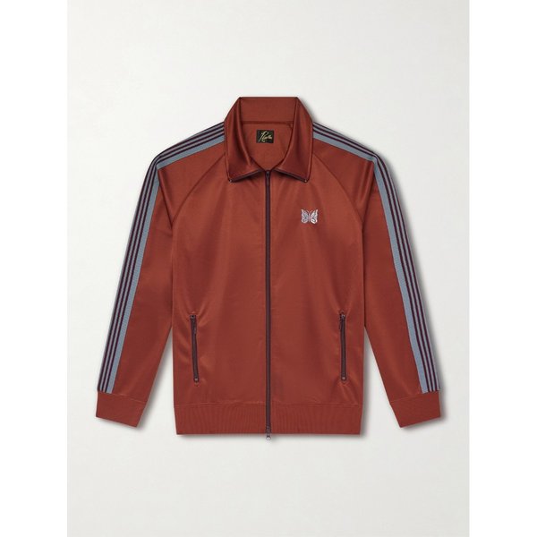 로고 자수 스트라이프 저지 트랙 재킷 46376663162963027