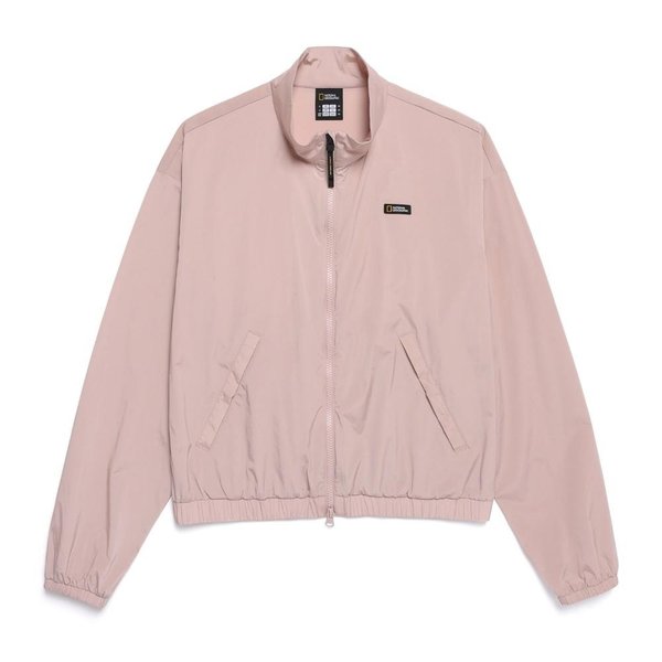 [여주점] N251WFT020 여성 실키 스트레치 스탠드넥 풀집업 핑크