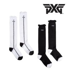 피엑스지 PXG 여자 러플 무릎양말 골프양말