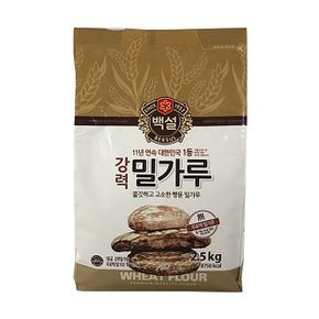 백설 강력밀가루2.5kg 6개1박스