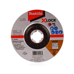 E-00402 X-LOCK 5인치 스테인리스 그라인딩 디스크 DGA519용