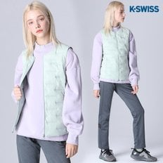 [케이스위스(K-SWISS)] 라이트 경량 덕다운 패딩 베스트