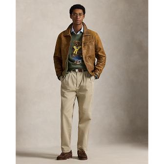 폴로 랄프 로렌 남성 휘트먼 릴렉스핏 플리츠 치노 팬츠(MNPOPNT14H20115250)