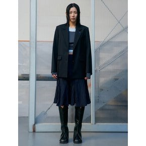 [단독]Signature Semi Overfit Jacket  Black (KE5211M015)