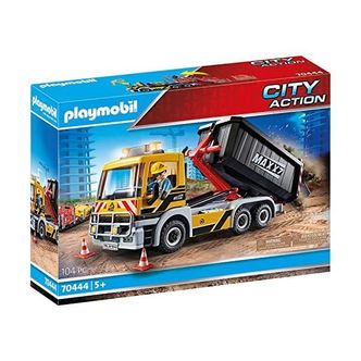  독일 플레이모빌 자동차 소방차 PLAYMOBIL City Action 70444 Truck with Removable Constructio