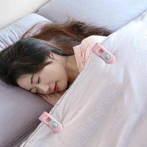 이불 침구 바늘 없는 커튼 고정집게