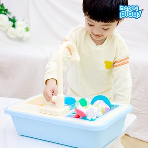 [비밀특가] 유아 주방놀이 장난감 물 나오는 리얼 뽀득뽀득 싱크대 핑크