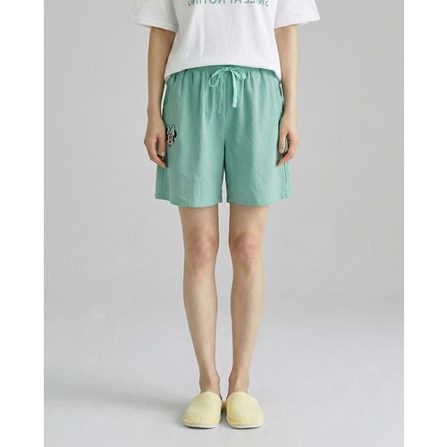 헤이븐 / 노미 자수 코튼 밴딩 홈웨어 팬츠(5color)