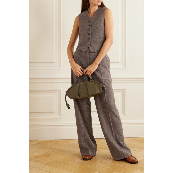 데미 멜란지 울 블렌드 트위드 베스트 1647597310626123