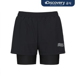 여성 2IN1 보드숏 (BLACK)