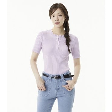 플라스틱아일랜드 헨리넥 니트 (PR2KH462)