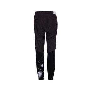 [AW22 MSGM] PANTALONI NYLON/FELPA BOY MS029281_NERO