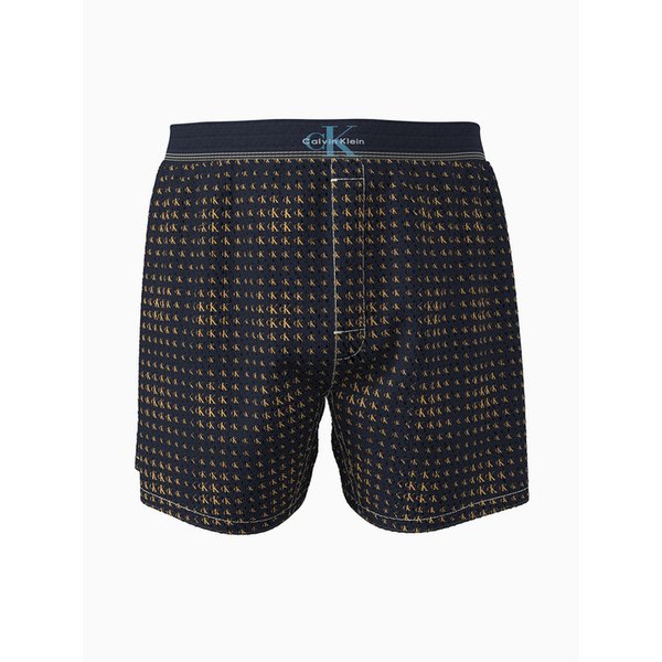 남성 CK 그래픽 우븐 박서 슬림_NM30002M3