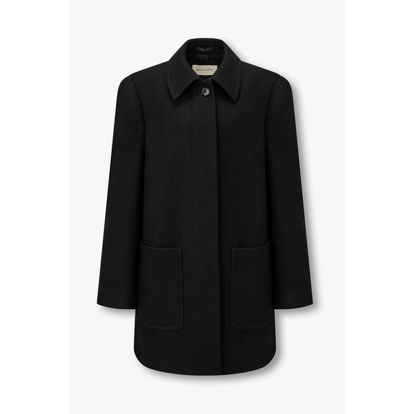 울 블렌드 컷아웃 디테일 코트 3215305011000