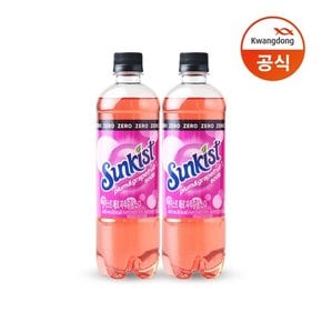 썬키스트 제로 자두자몽 소다 600ML 24개