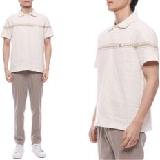 25SS 남성 스트라이프 폴로 반팔티셔츠 (8104054 ICE 25S)