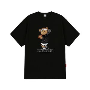 트립션 TENNIS BOY BEAR 티셔츠 - 블랙