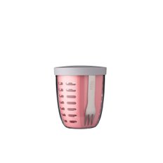 Mepal Ellipse Fruit Pot 메팔 후르츠팟 과일 샐러드 도시락통 0.6L Pink