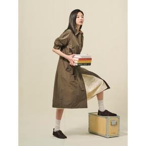 라이트 롱 트렌치 코트  카키 (BF533TC02H)