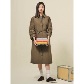 라이트 롱 트렌치 코트  카키 (BF533TC02H)