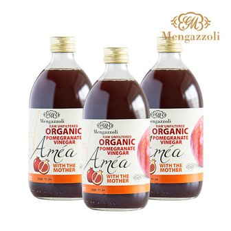 보라티알 멩가졸리 유기농 언필터드 석류비네거 500ml x 3개