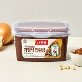 해찬들 나트륨을 줄인 가정식 집된장 1kg x2개