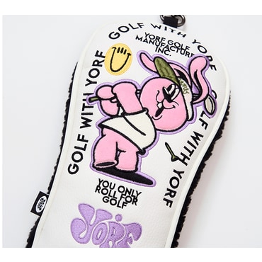 백화점 골프샵 [욜프 정품]  골퍼 롤리 우드 헤드커버  GOLFER ROLLY WOOD HEAD COVER